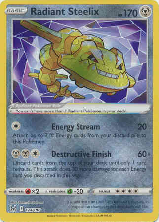 Radiant Steelix - 124/196 - Radiant Rare [swsh11-124] [Holo]
