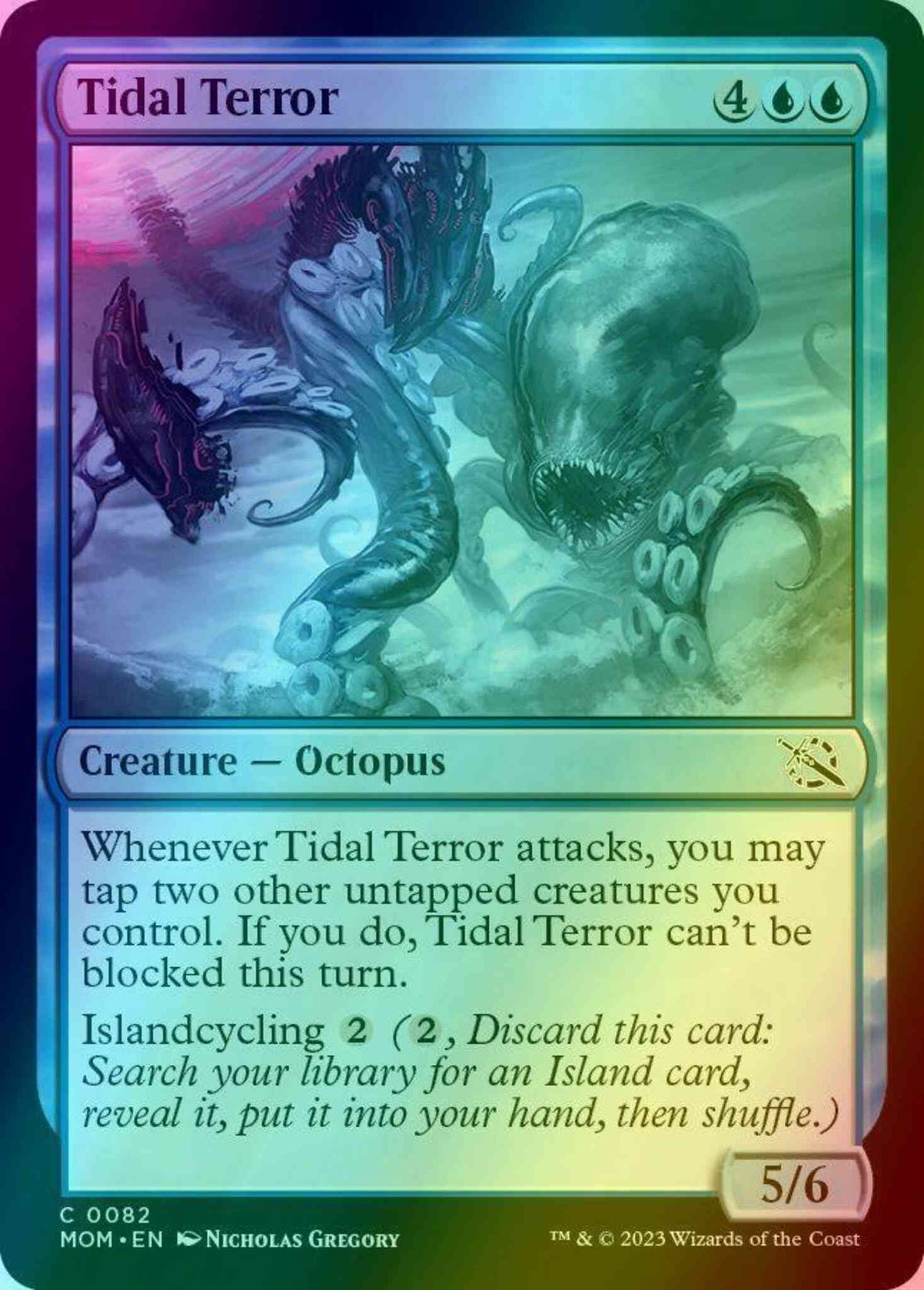 Tidal Terror [82] [March of the Machine] [Foil]