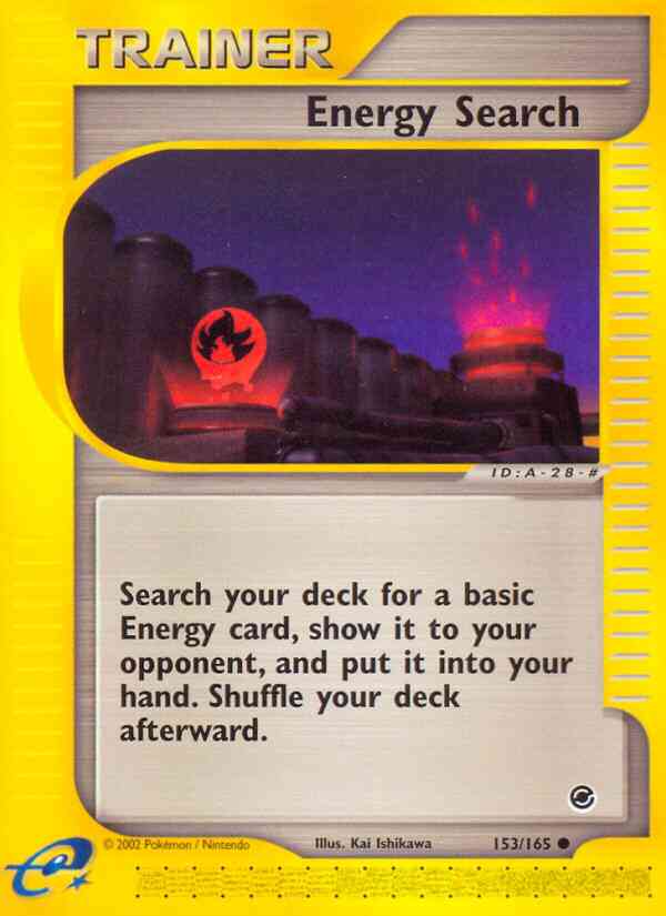 Energy Search - 153/165 - Common [ecard1-153] [Reverse Holo]
