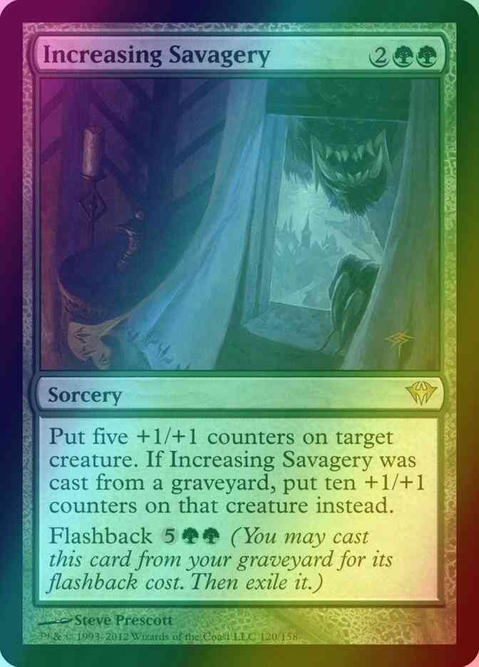 Increasing Savagery [120] [Dark Ascension] [Foil]