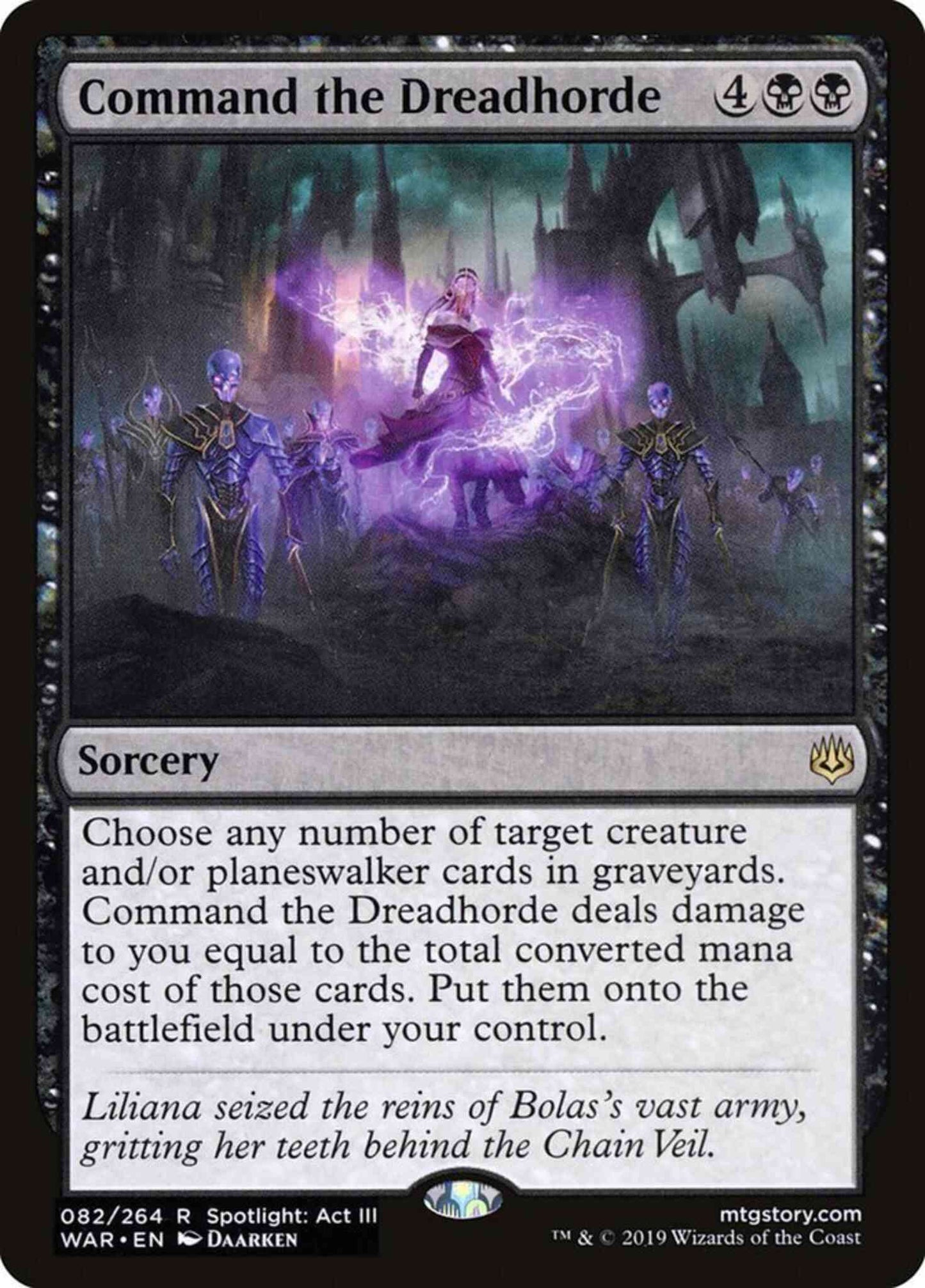 Command the Dreadhorde [82] [War of the Spark] [Non-Foil]