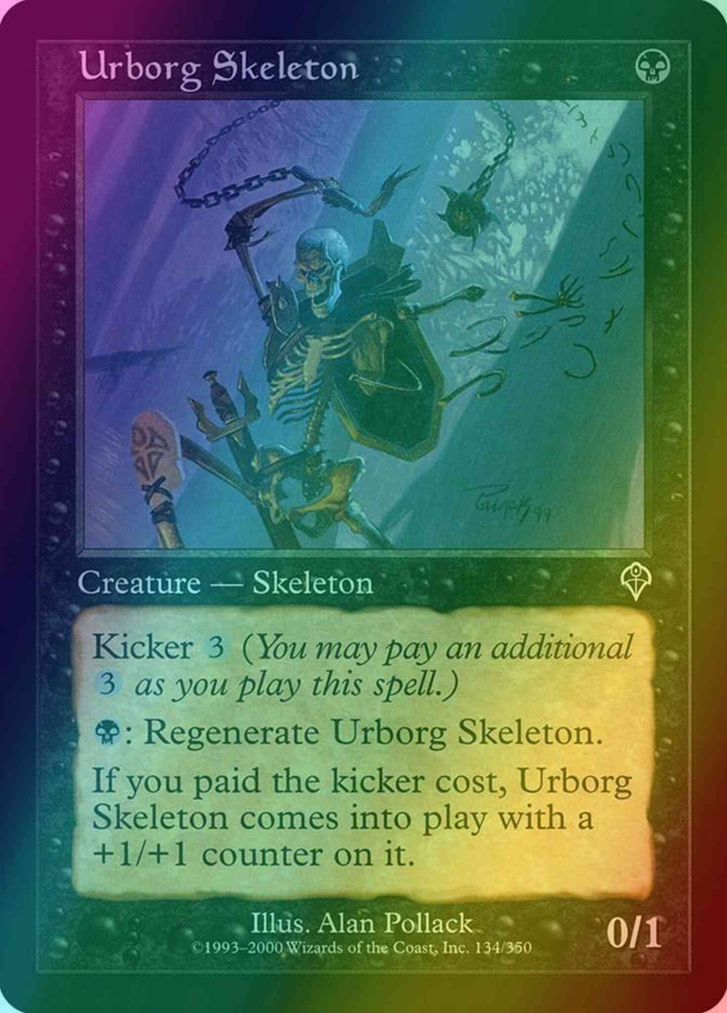 Urborg Skeleton [134] [Invasion] [Foil]
