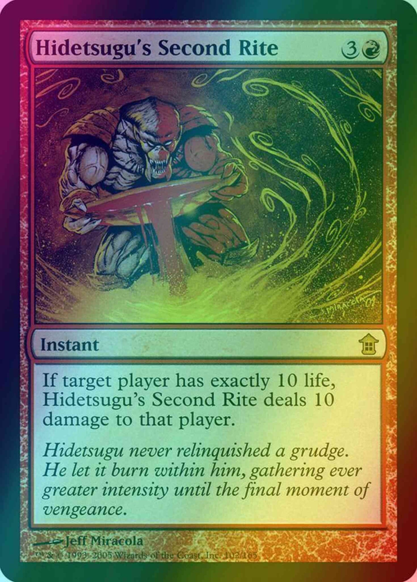 Hidetsugu's Second Rite [102] [Saviors of Kamigawa] [Foil]