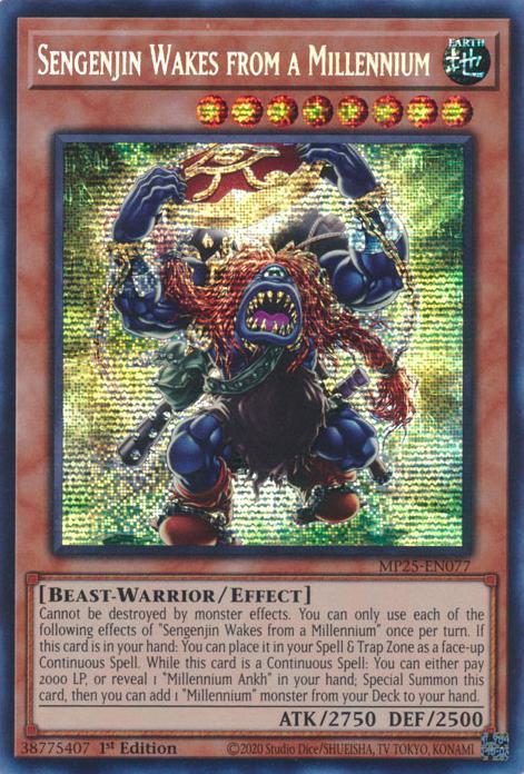 Sengenjin Wakes from a Millennium - MP25-EN077 - Prismatic Secret Rare - 1st Edition