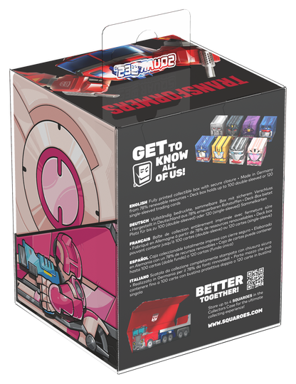 Ultimate Guard Squaroes Deck Box - 100 - Transformers - Arcee