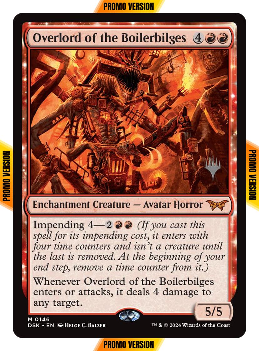 Overlord of the Boilerbilges [146p] [Promo Pack] [Duskmourn: House of Horror: Promos] [Non-Foil]