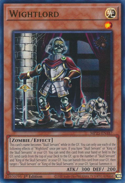 Wightlord - MP25-EN187 - Ultra Rare - 1st Edition