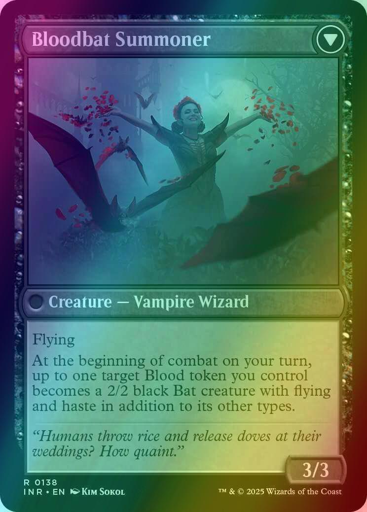 Voldaren Bloodcaster // Bloodbat Summoner [138] [Innistrad Remastered] [Foil]