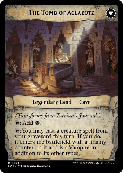 Tarrian's Journal // The Tomb of Aclazotz [371] [Extended Art] [The Lost Caverns of Ixalan] [Non-Foil]