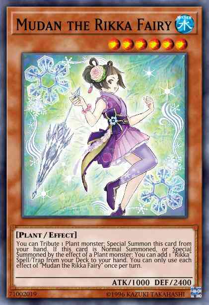 Mudan the Rikka Fairy - SESL-EN017 - Secret Rare - 1st Edition