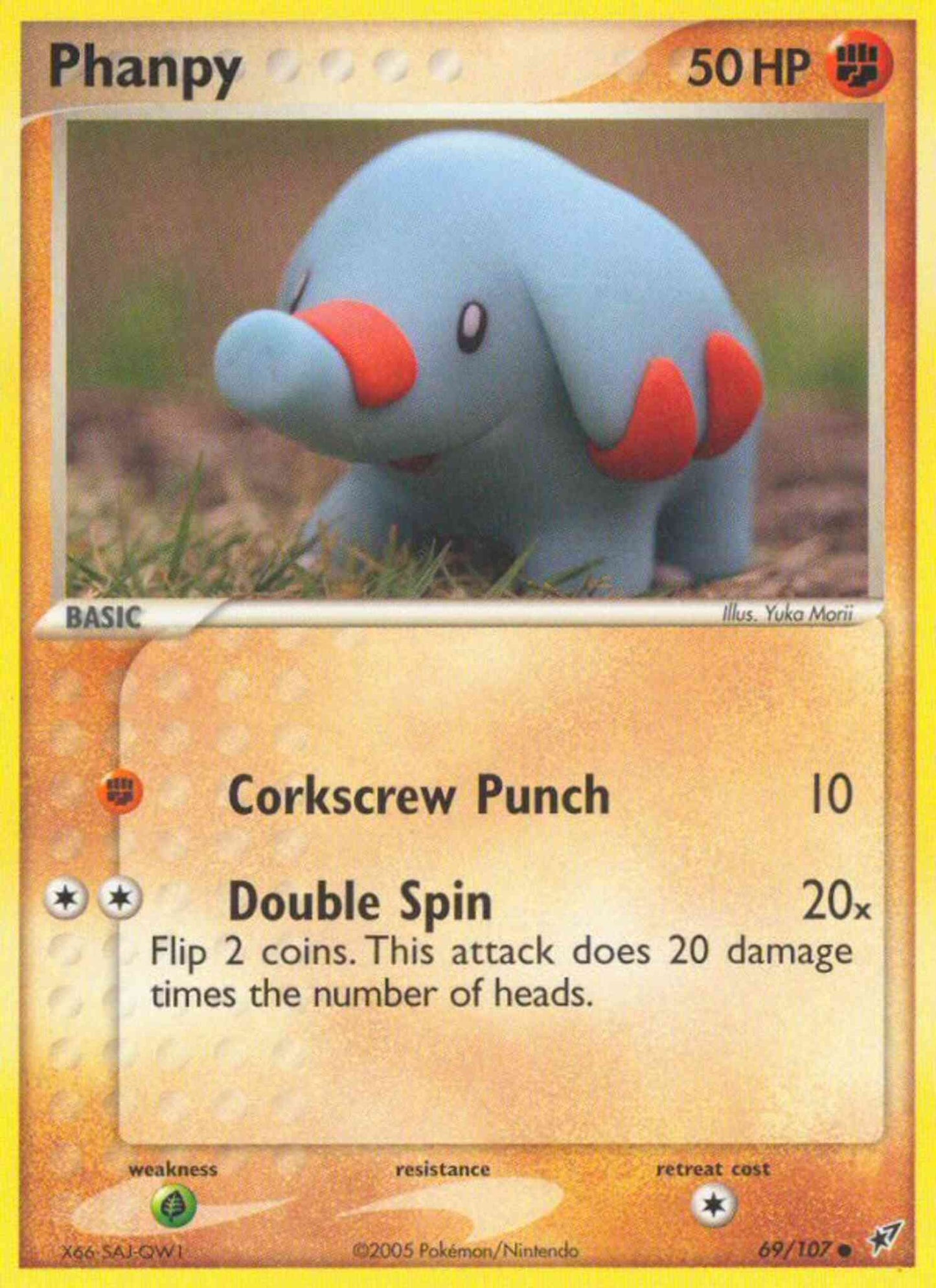 Phanpy - 69/107 - Common [ex8-69] [Reverse Holo]