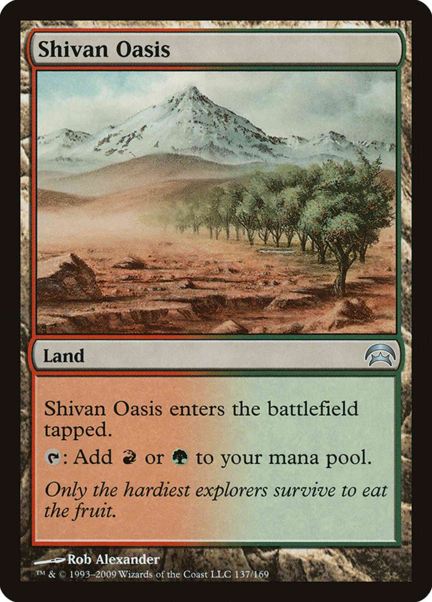 Shivan Oasis [137] [Planechase] [Non-Foil]