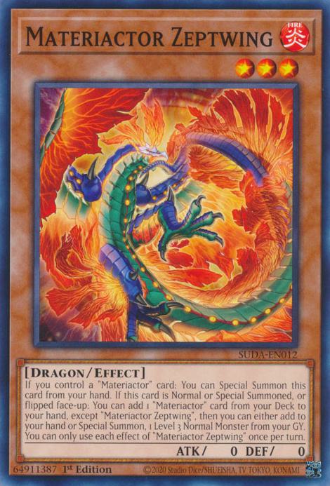 Materiactor Zeptwing - SUDA-EN012 - Common - 1st Edition