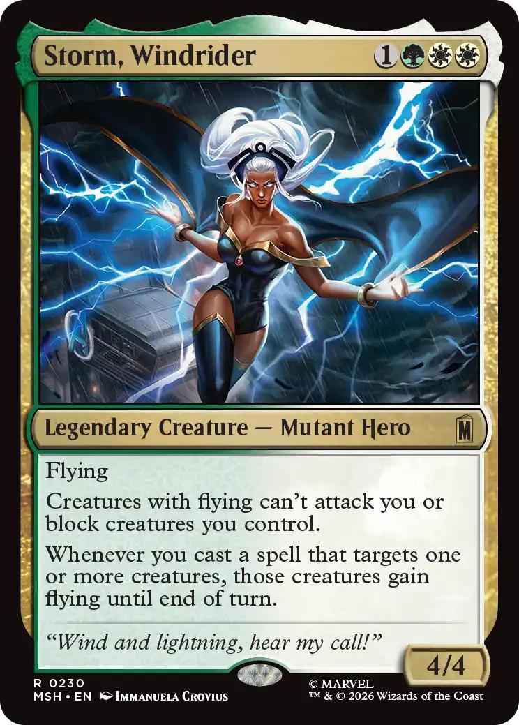 Storm, Windrider [230] [Marvel Super Heroes] [Non-Foil]