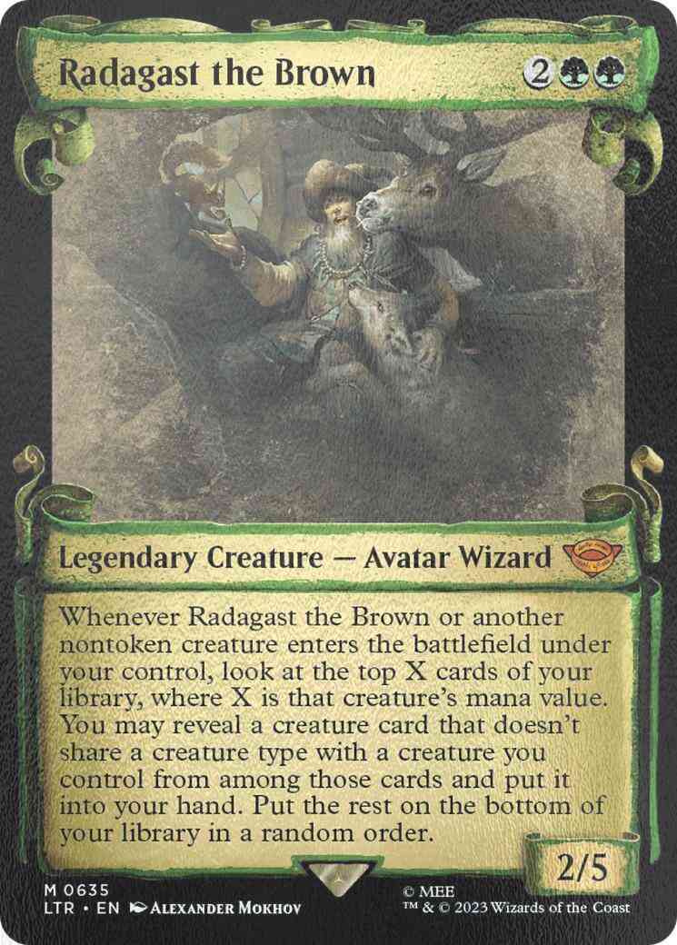 Radagast the Brown [635] [Scrolls Showcase] [The Lord of the Rings: Tales of Middle-earth] [Silver Foil]
