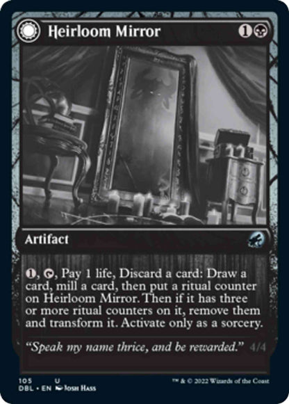 Heirloom Mirror // Inherited Fiend [105] [Innistrad: Double Feature] [Non-Foil]