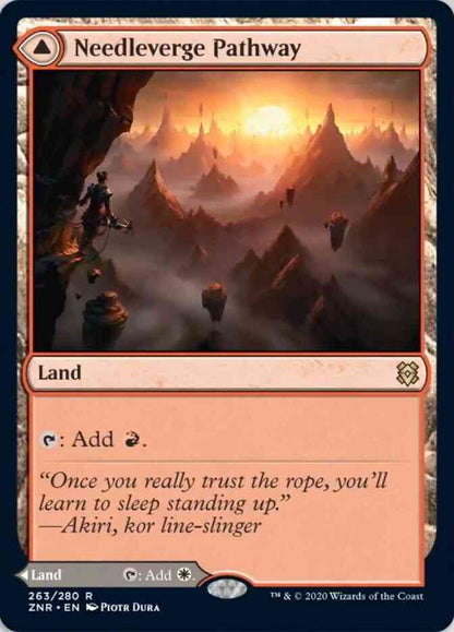 Needleverge Pathway // Pillarverge Pathway [263] [Zendikar Rising] [Non-Foil]