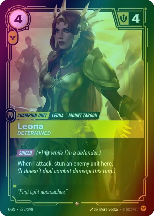 Leona - Determined - 238/298 [Origins] [Foil]