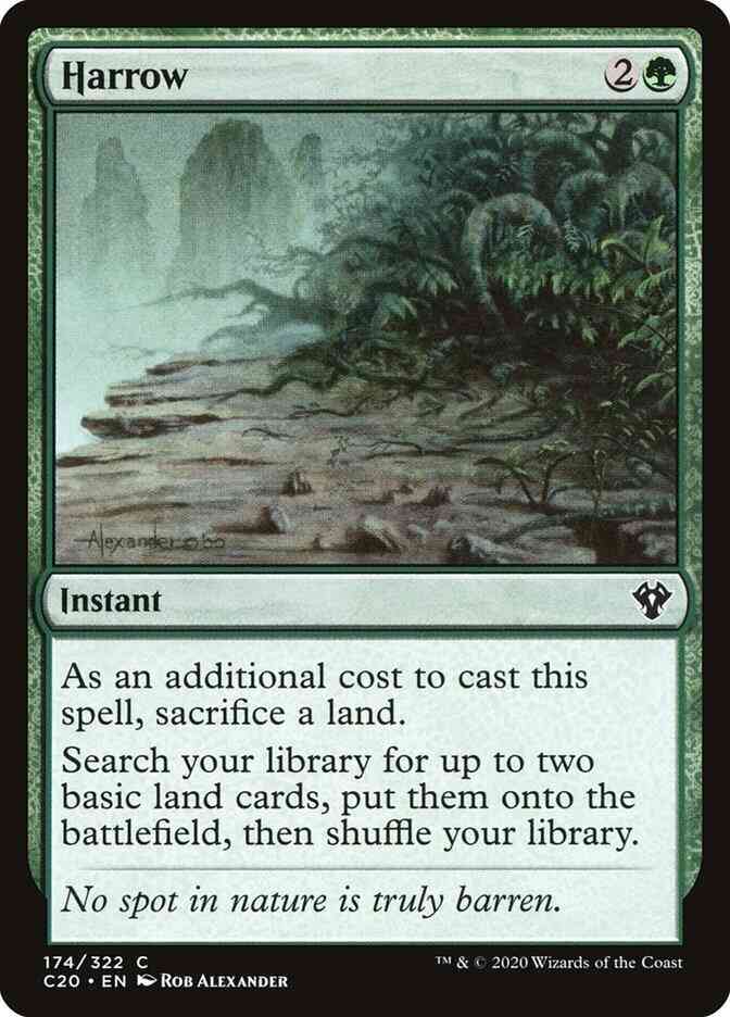 Harrow [174] [Commander 2020] [Non-Foil]