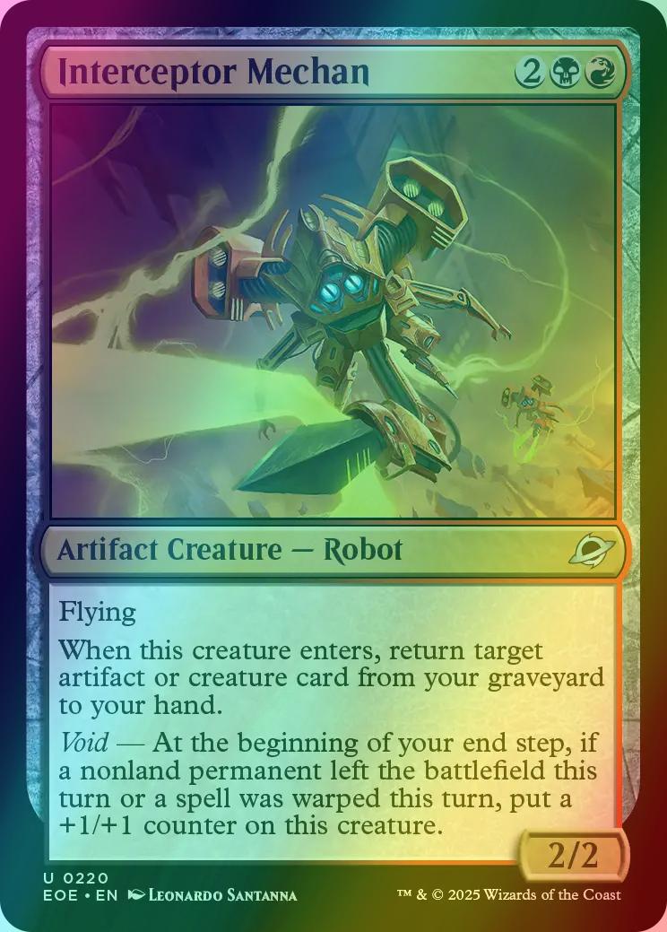Interceptor Mechan [220] [Edge of Eternities] [Foil]