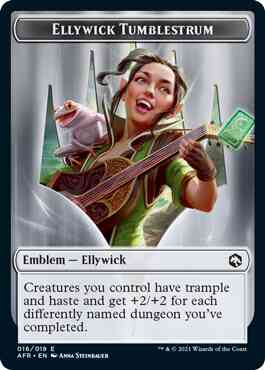 Ellywick Tumblestrum Emblem [16] [Adventures in the Forgotten Realms: Tokens] [Non-Foil]
