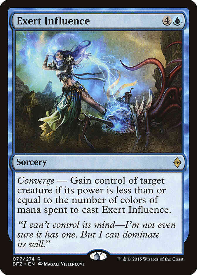 Exert Influence [77] [Battle for Zendikar] [Non-Foil]