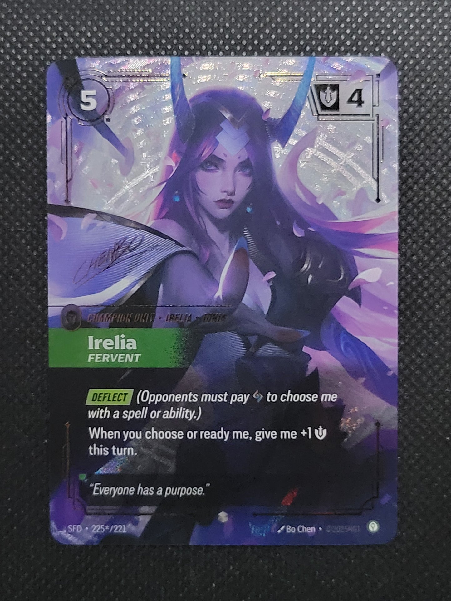 Irelia - Fervent — Signature|Foil — ID 17456
