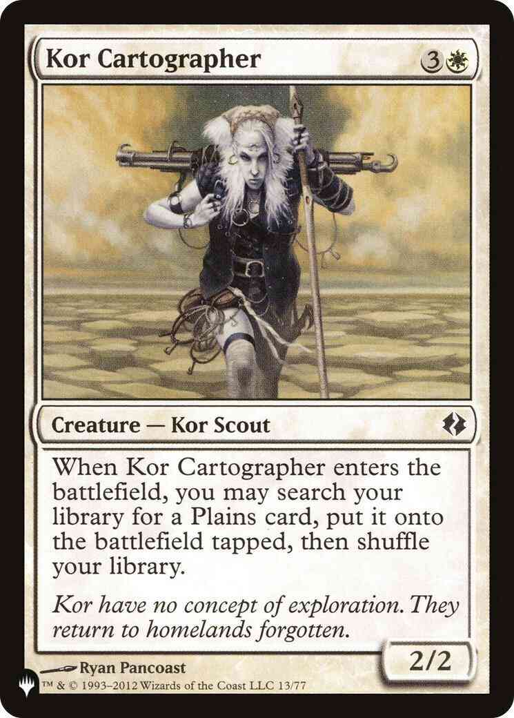 Kor Cartographer [DDI-13] [The List] [Non-Foil]