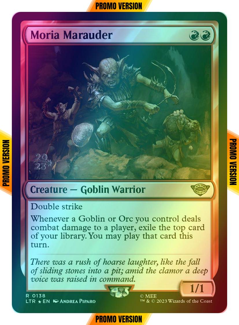 Moria Marauder [138s] [Prerelease] [The Lord of the Rings: Tales of Middle-earth: Promos] [Foil]