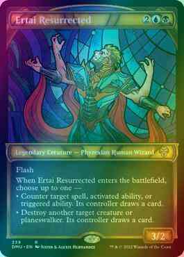 Ertai Resurrected [339] [Stained Glass Showcase] [Dominaria United] [Textured Foil]