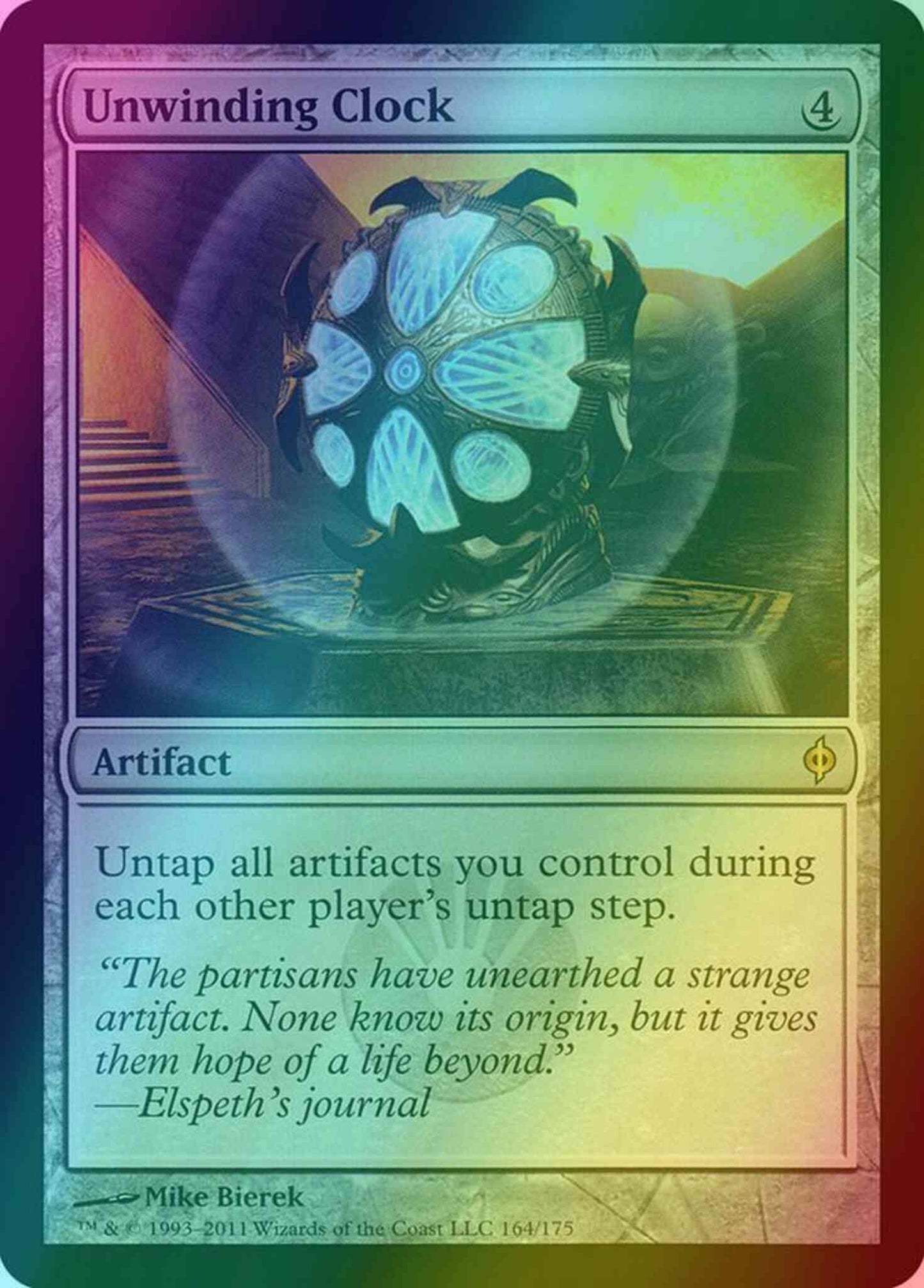 Unwinding Clock [164] [New Phyrexia] [Foil]