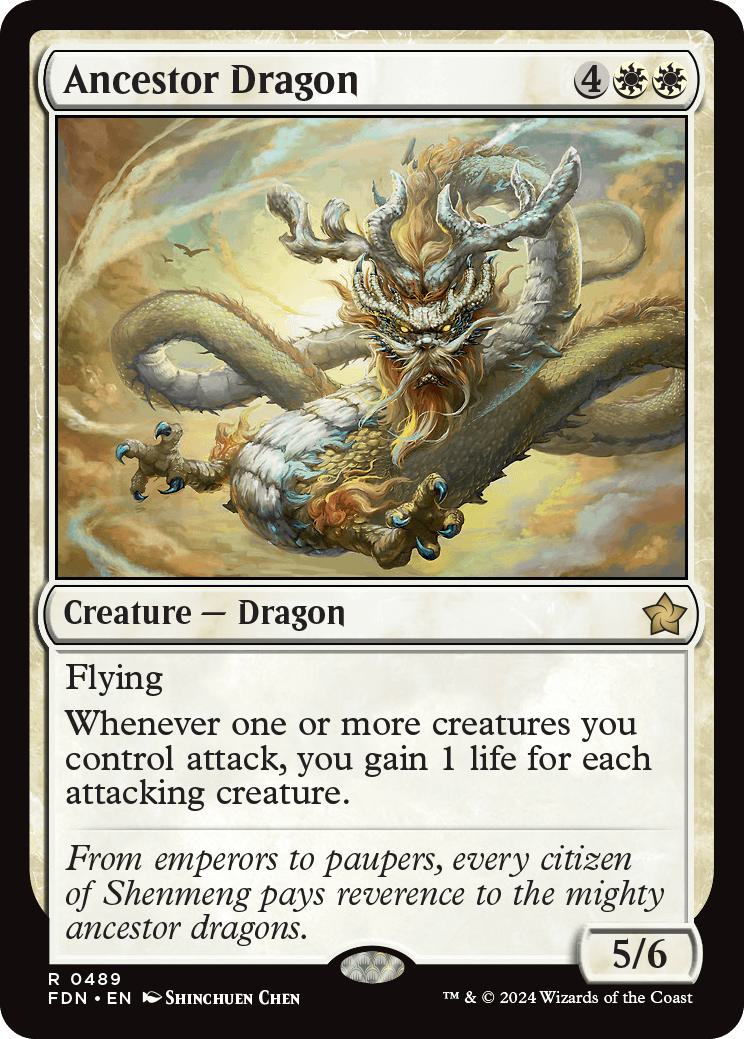 Ancestor Dragon [489] [Foundations] [Non-Foil]