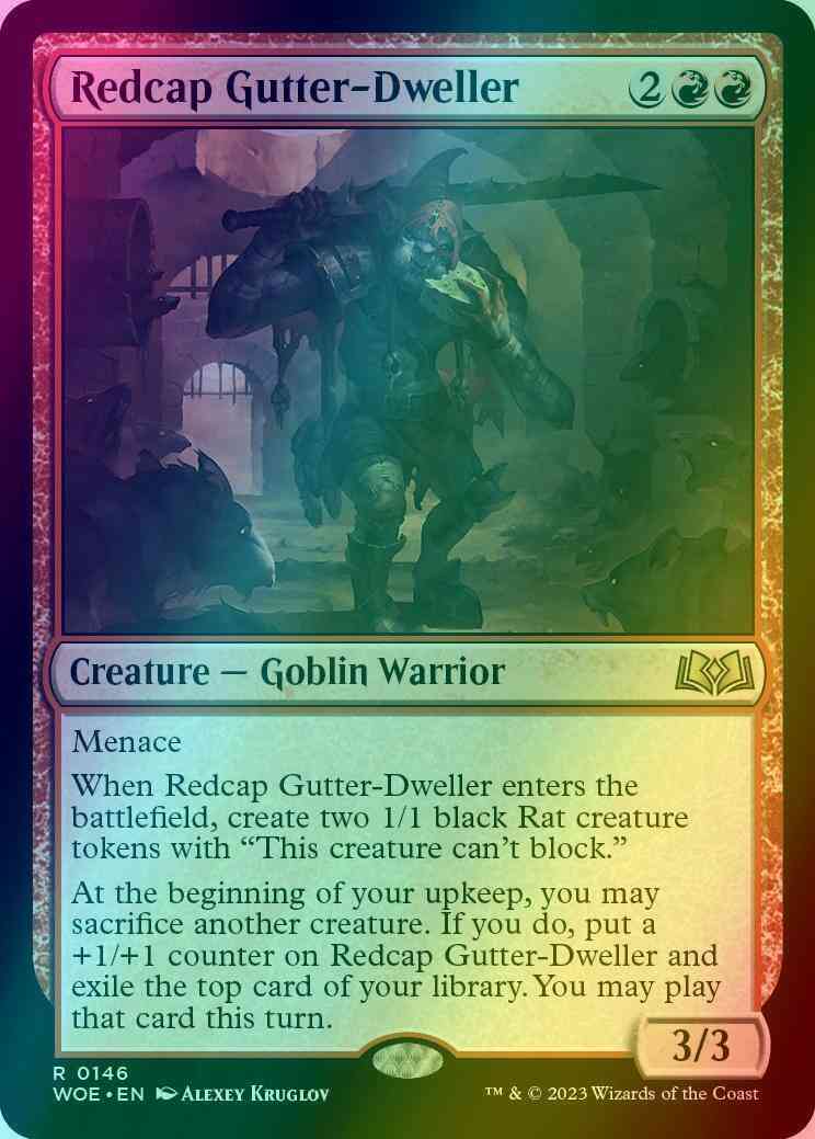 Redcap Gutter-Dweller [146] [Wilds of Eldraine] [Foil]