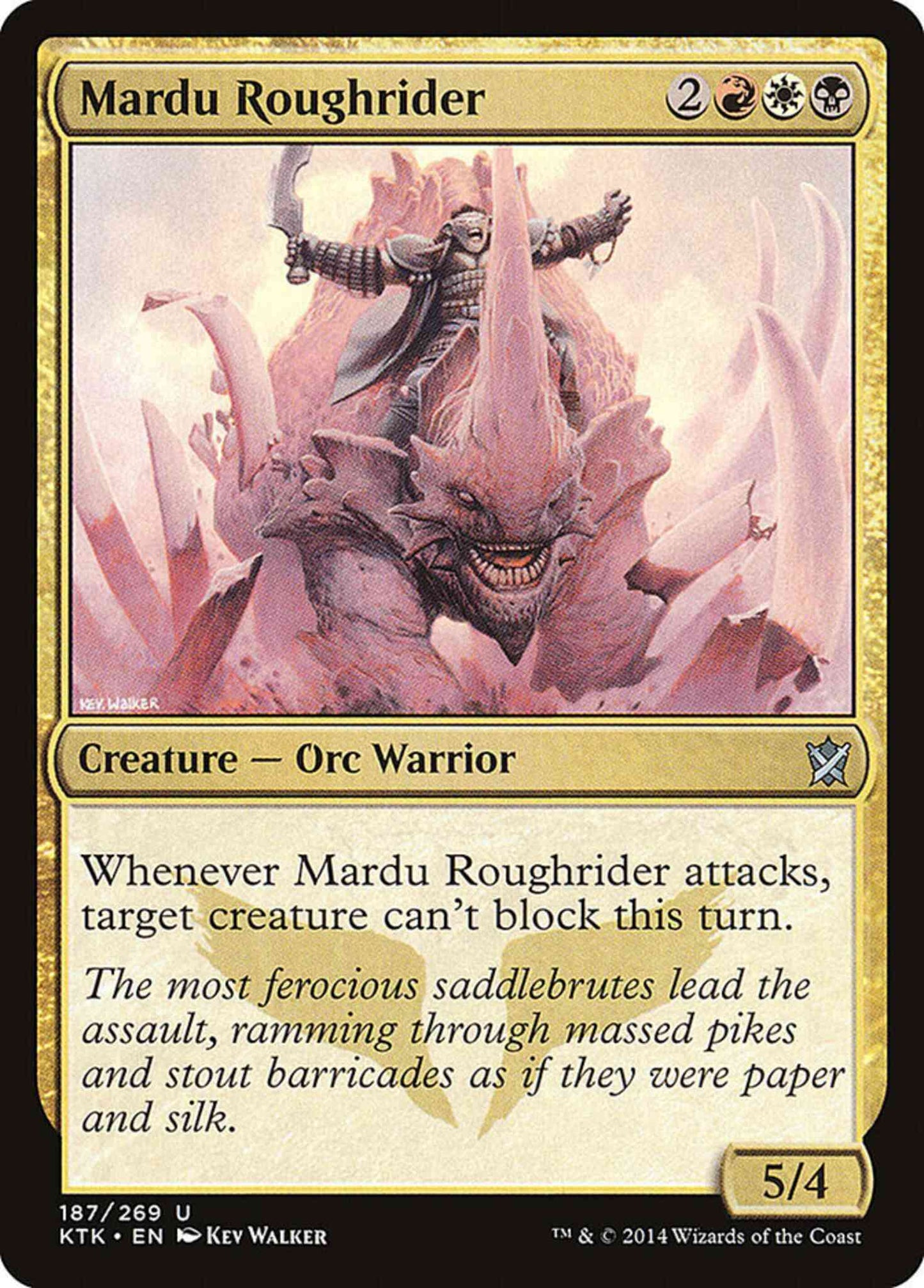 Mardu Roughrider [187] [Khans Of Tarkir] [Non-Foil]