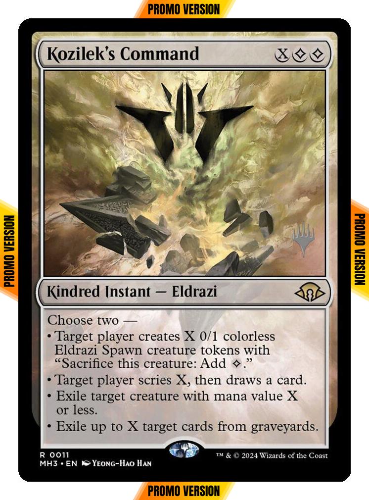 Kozilek’s Command [11p] [Promo Pack] [Modern Horizons 3 Promos] [Non-Foil]