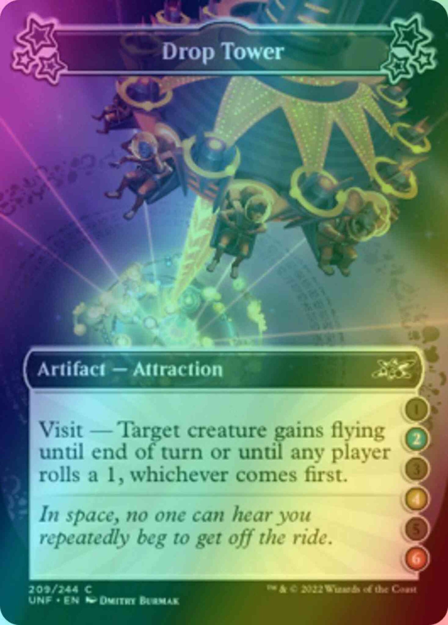 Drop Tower (2/4/6) [209b] [Borderless] [Unfinity] [Foil]