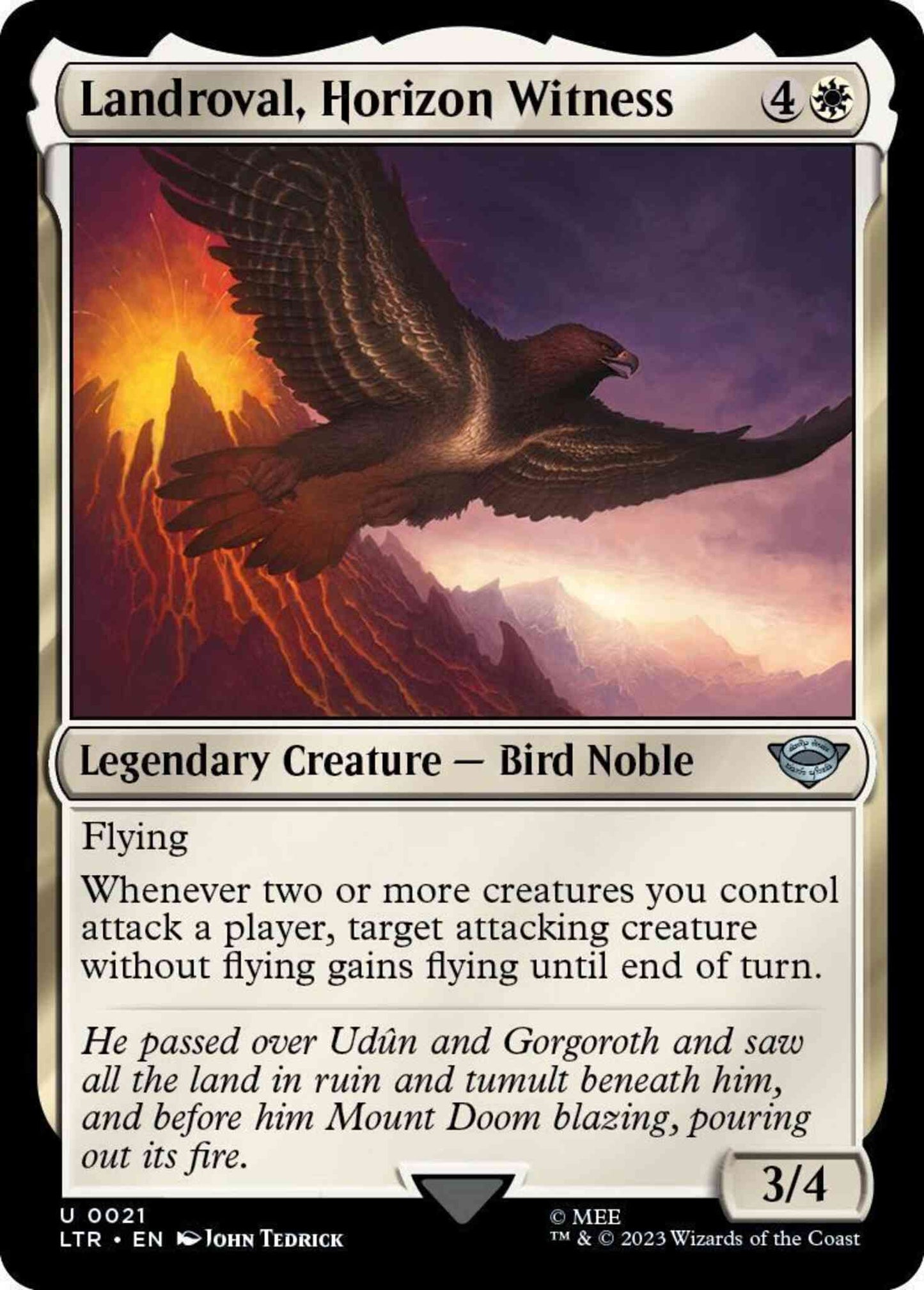 Landroval, Horizon Witness [21] [The Lord of the Rings: Tales of Middle-earth] [Non-Foil]