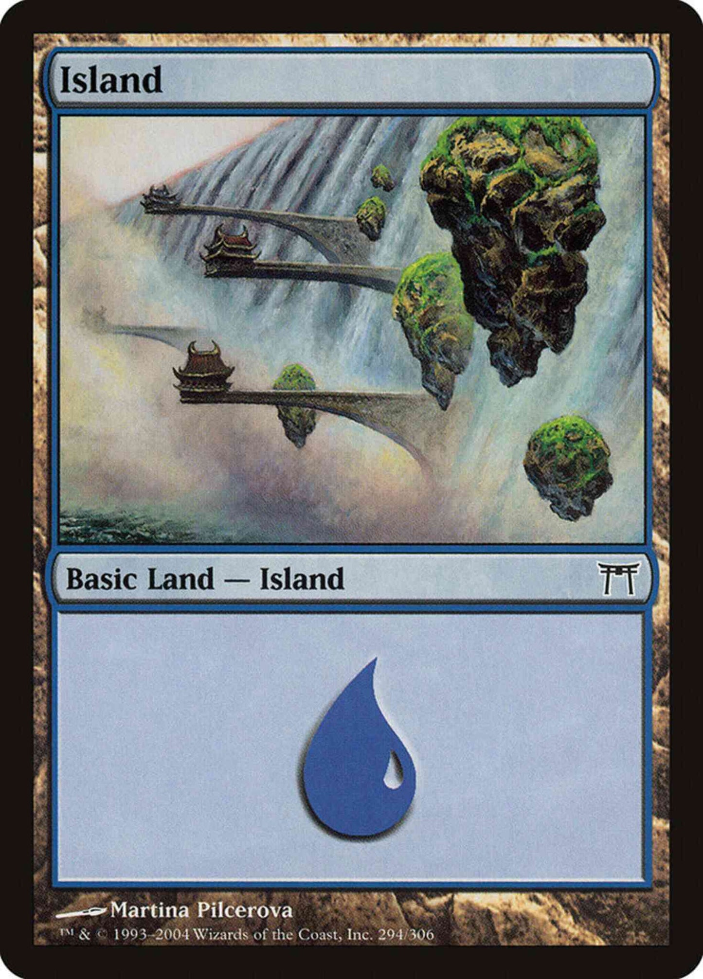 Island [294] [Champions of Kamigawa] [Non-Foil]