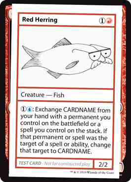 Red Herring - No Symbol [62] [Mystery Booster Playtest Cards 2021] [Non-Foil]