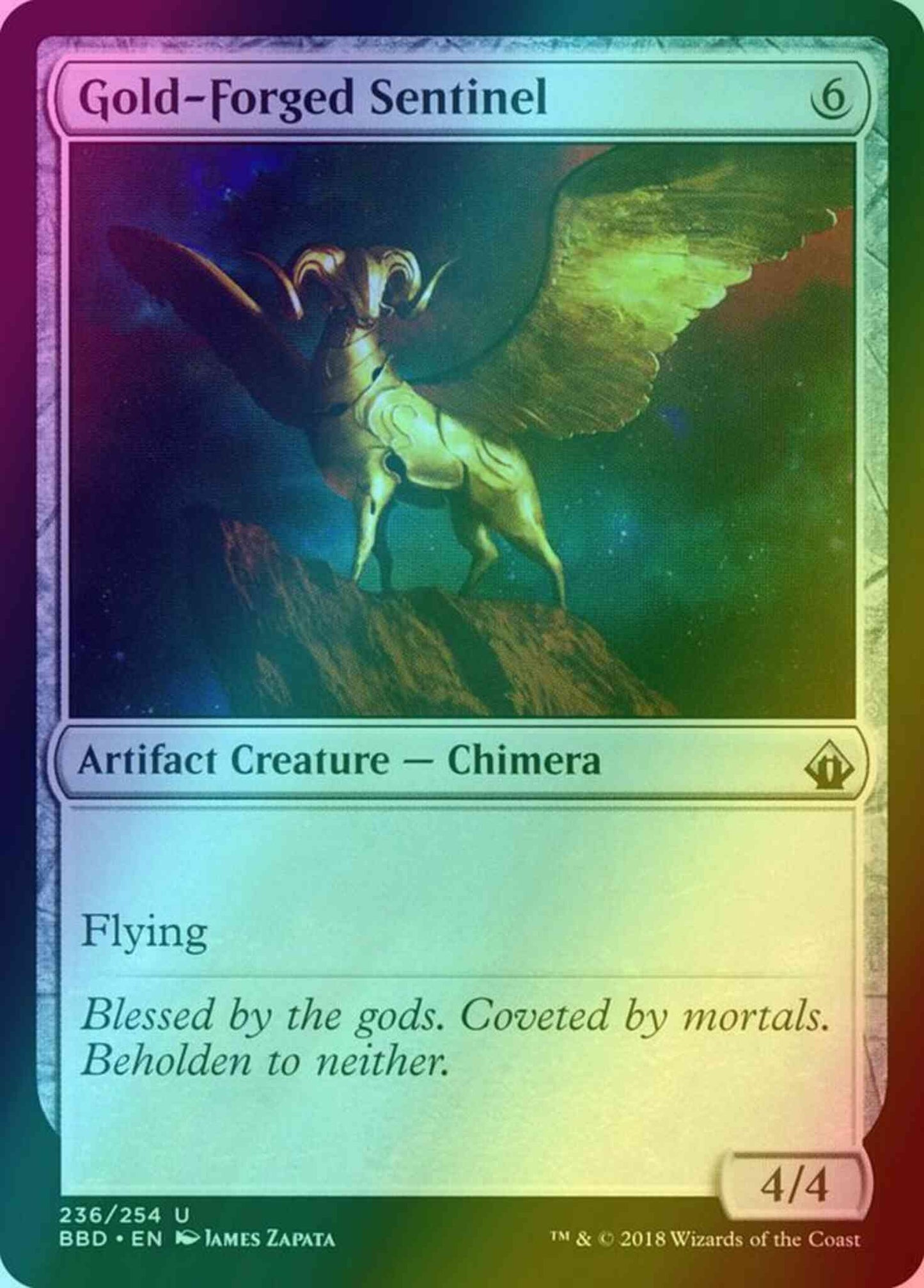 Gold-Forged Sentinel [236] [Battlebond] [Foil]