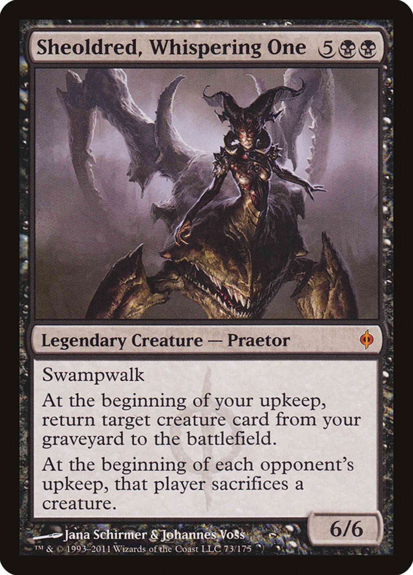 Sheoldred, Whispering One [73] [New Phyrexia] [Non-Foil]