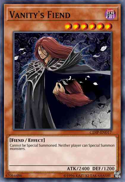 Vanity's Fiend - BLLR-EN047 - Ultra Rare - 1st Edition