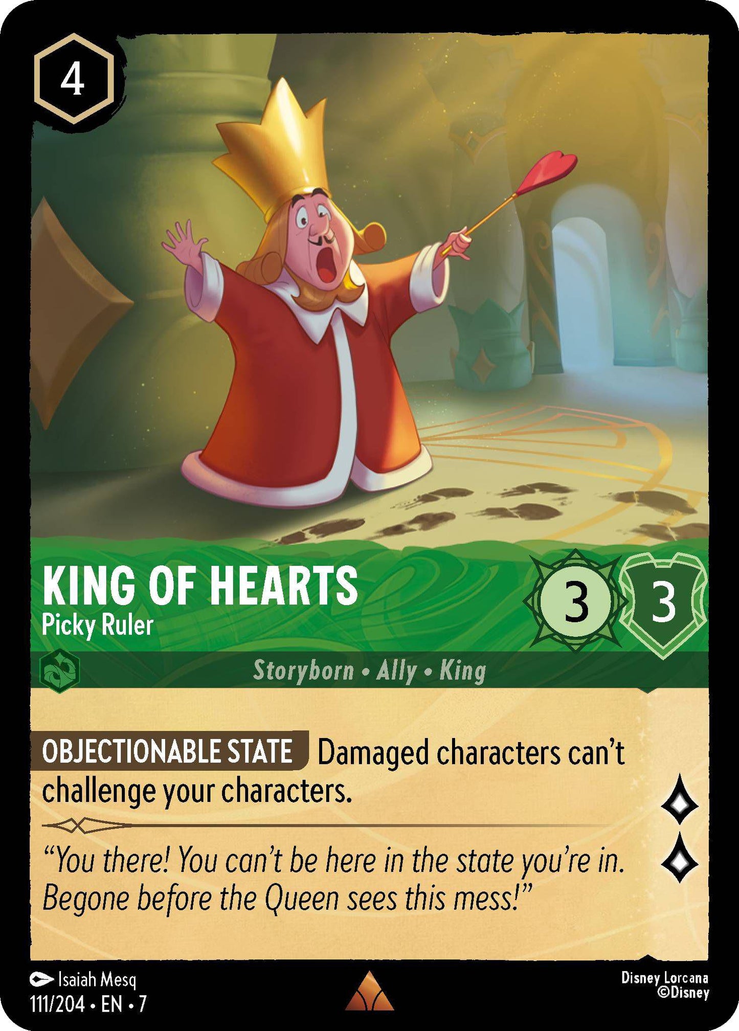King of Hearts - Picky Ruler - 111/204 [Archazia's Island] [Non-Foil]