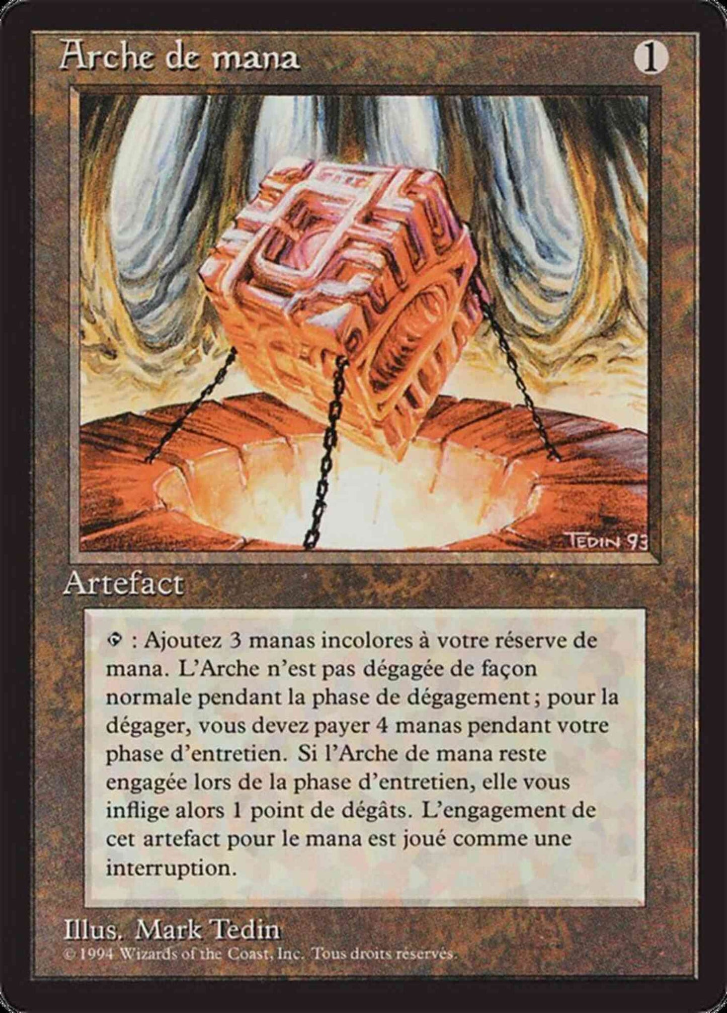 Mana Vault - French [263] [Foreign Black Border: French] [Non-Foil]