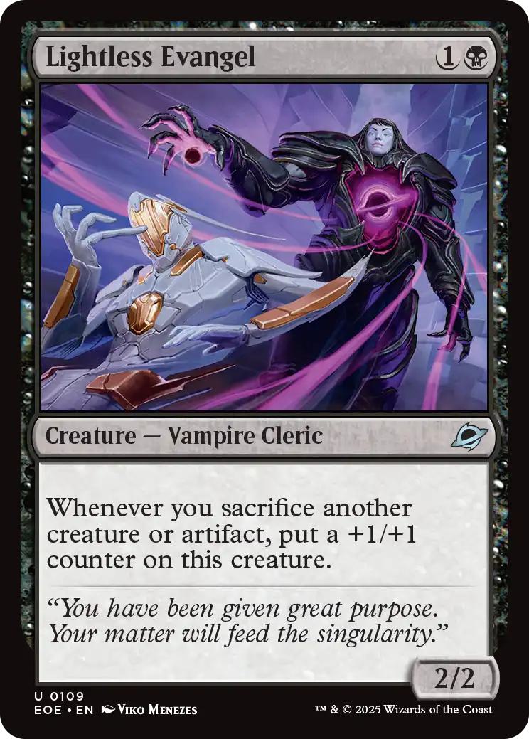 Lightless Evangel [109] [Edge of Eternities] [Non-Foil]
