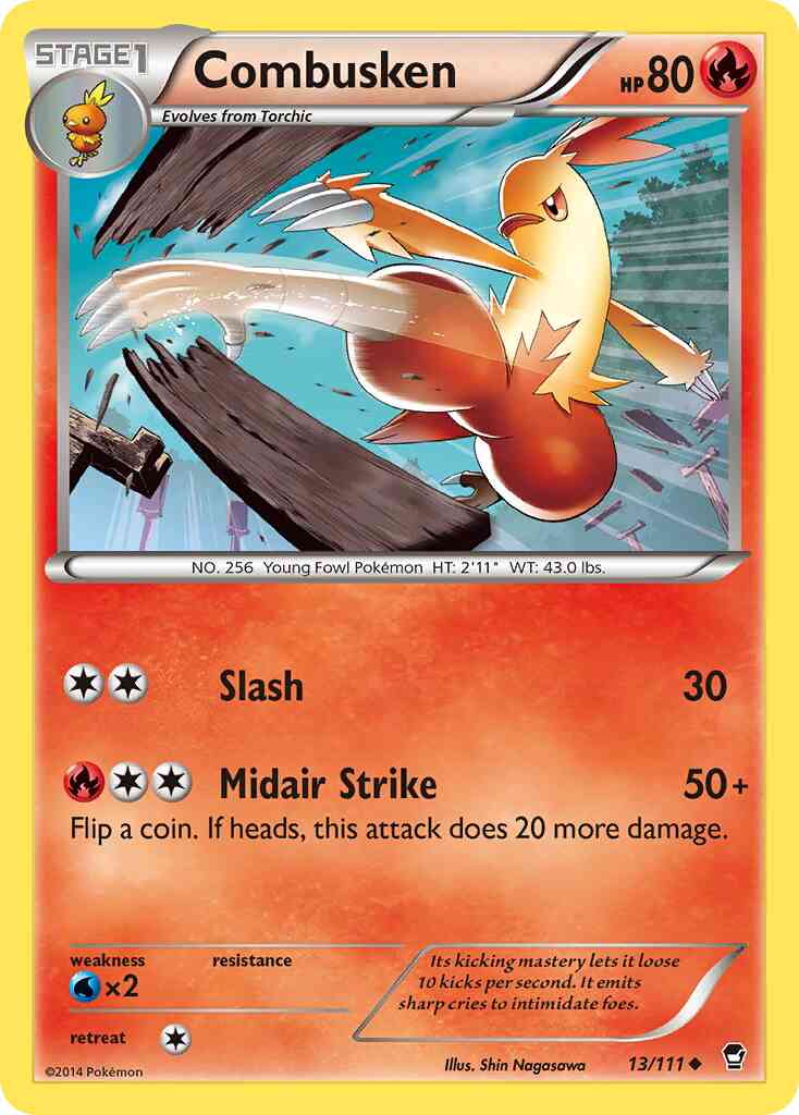 Combusken - 13/111 - Uncommon [xy3-13] [Non-Holo]