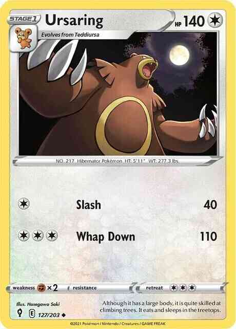 Ursaring - 127/203 - Uncommon [swsh7-127] [Reverse Holo]