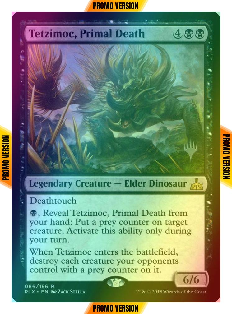 Tetzimoc, Primal Death [86p] [Promo Pack] [Rivals of Ixalan Promos] [Foil]