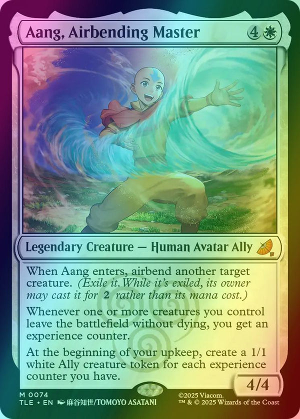 Aang, Airbending Master [74] [Avatar: The Last Airbender Eternal] [Foil]