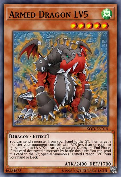 Armed Dragon LV5 - SOD-EN014 - Rare - Unlimited